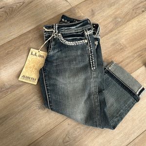 LA IDOL Jean capris size 0